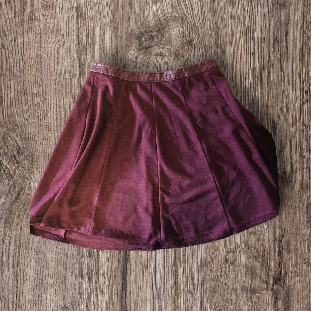 The Limited Plum Skater Skirt